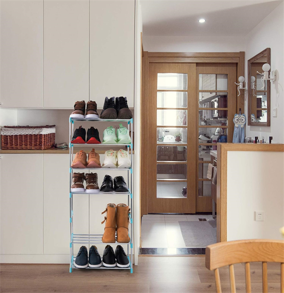 Shoe rack without cover